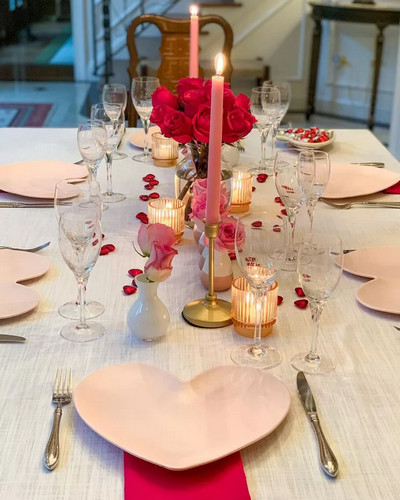 decoration de table pour la saint valentin 33
