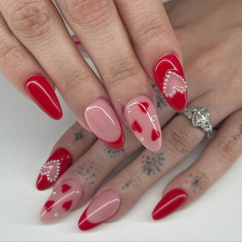 ongles de saint valentin 11