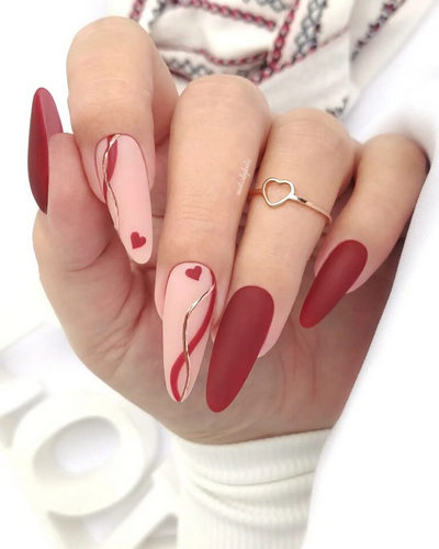 ongles de saint valentin 15