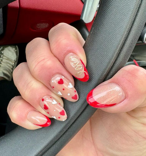 ongles de saint valentin 2
