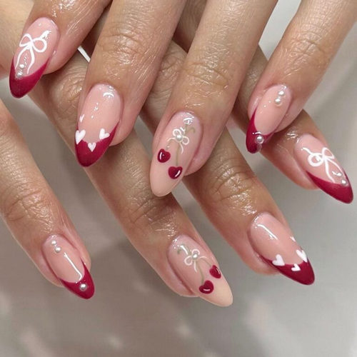 ongles de saint valentin 21