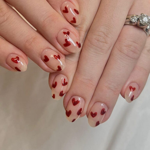 ongles de saint valentin 29