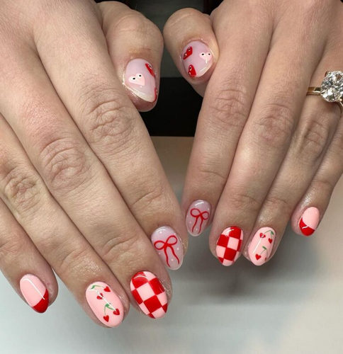 ongles de saint valentin 34