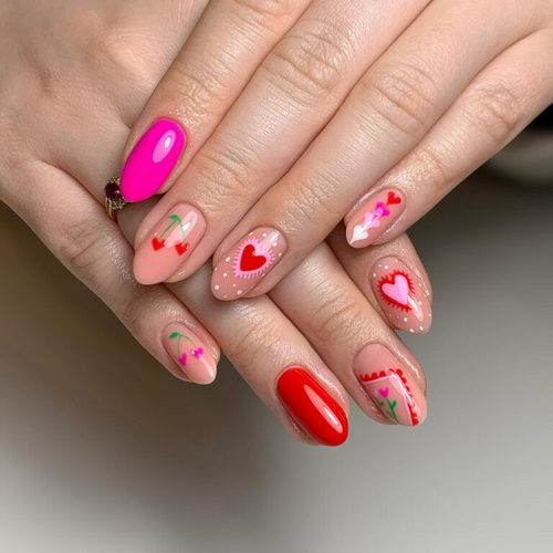 ongles de saint valentin 36