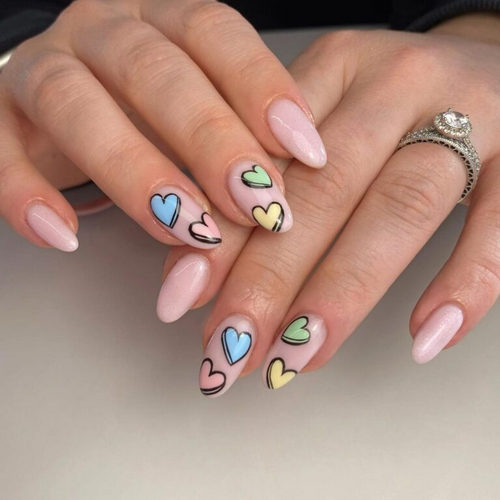 ongles de saint valentin 40