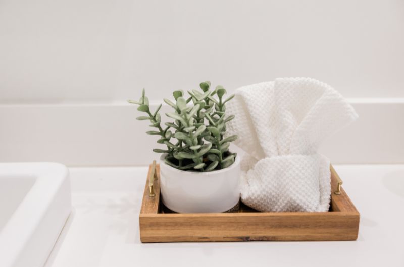 24 idées de décoration de plan de toilette de salle de bain, pratiques et stylées