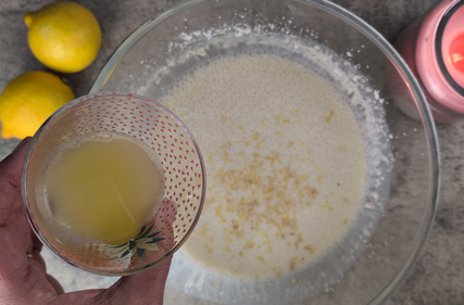 Ingrédients du flan au citron