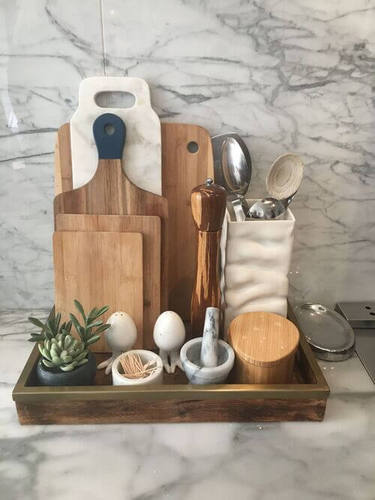 plateaux décoratifs pour la cuisine