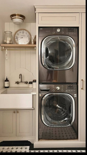 lave linge et seche linge superposes