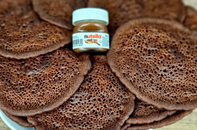 crepes 1000 trous au cacao