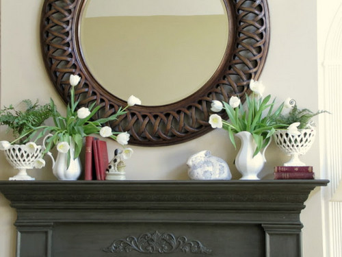 decoration de cheminee pour le printemps 18