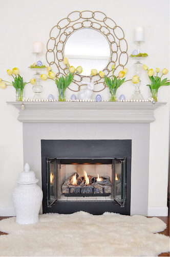 decoration de cheminee pour le printemps 21
