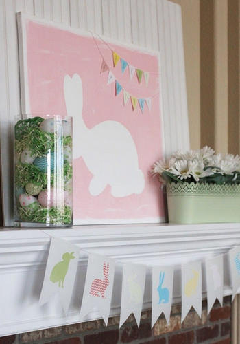 decoration de cheminee pour le printemps 9