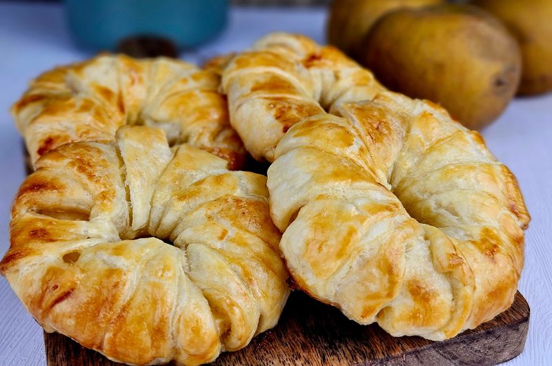 Feuilletés ronds de pommes