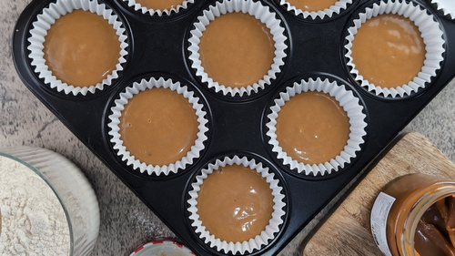muffins au caramel beurre sale 5