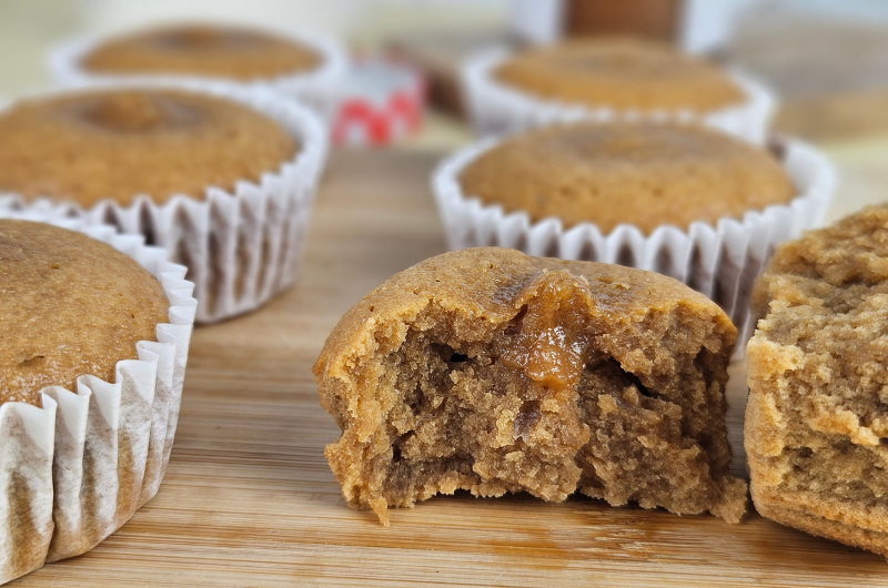 Muffins au caramel beurre salé