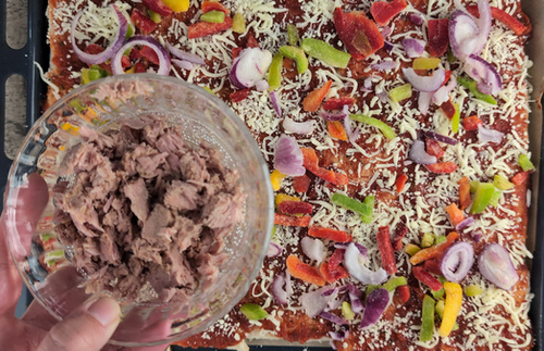 plateau de pizza