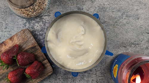 bavarois aux fraises