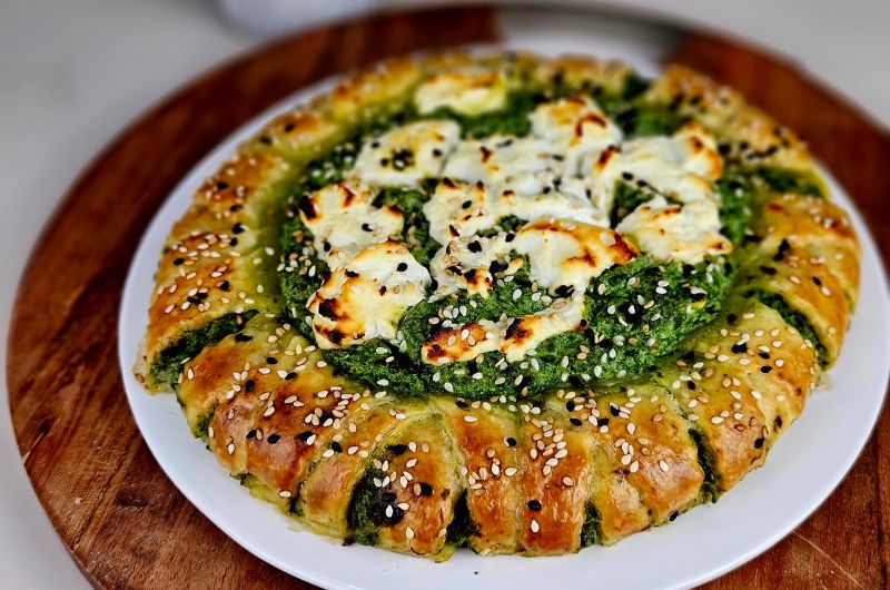 Couronne épinards chèvre
