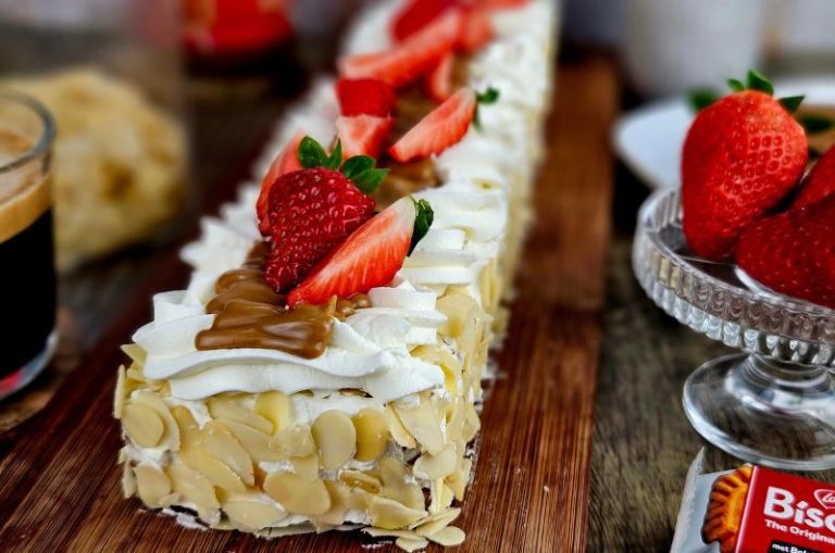gateau speculoos fraises