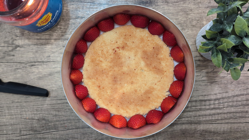 fraisier ganache vanille 3