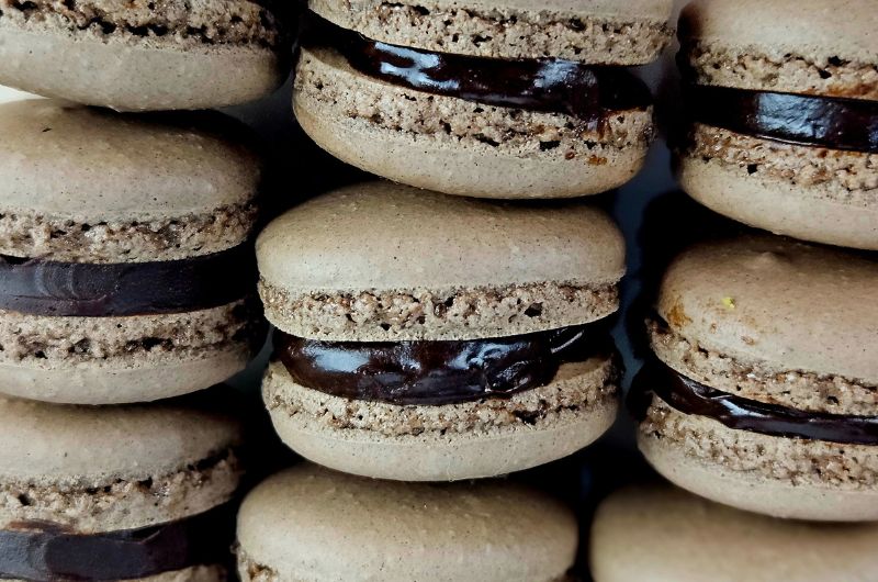 Macarons au chocolat