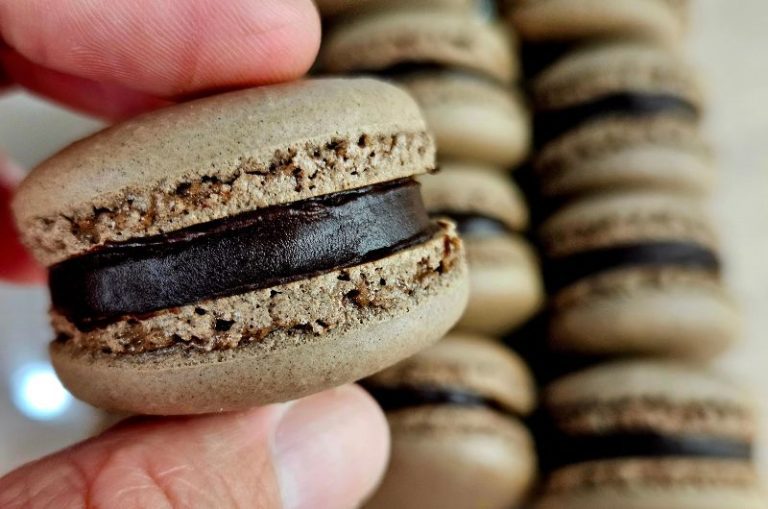 Macarons au chocolat
