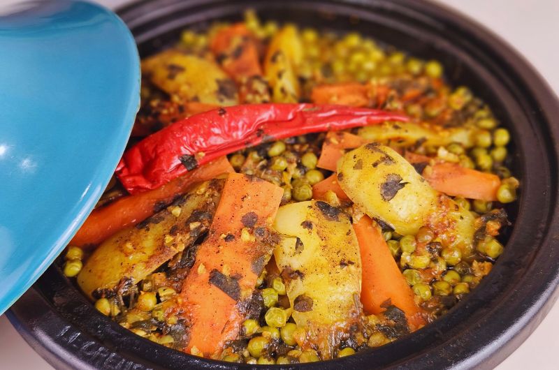 Tajine de poulet aux légumes