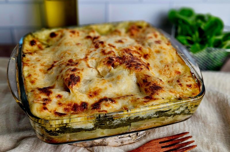 Lasagnes épinards chèvre