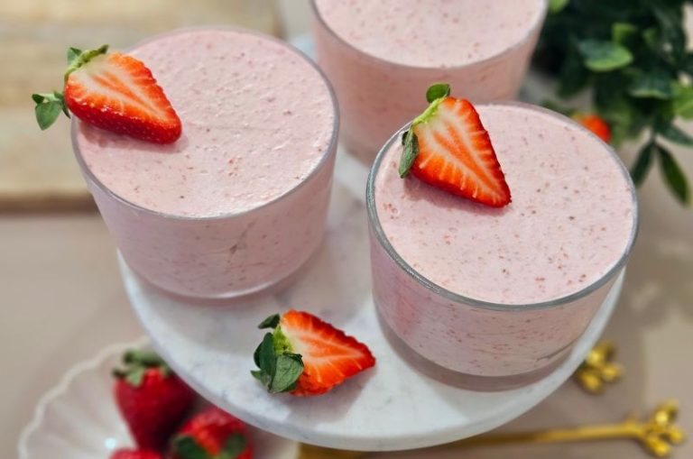 Mousse aux fraises