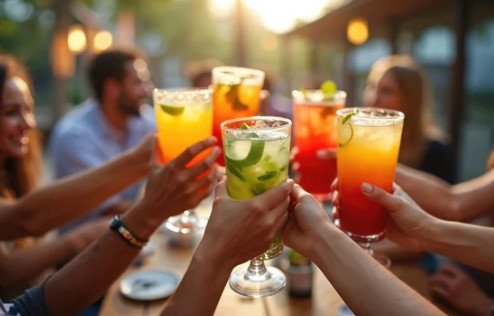 verres à cocktails