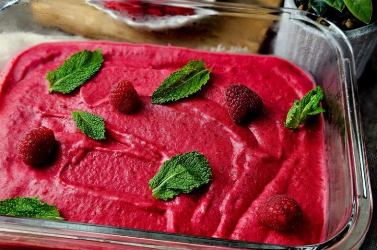 glace a la framboise