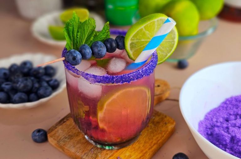 virgin mojito myrtilles