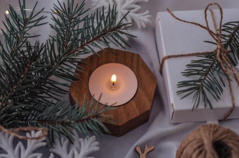 decoration de noel blanche et verte 1