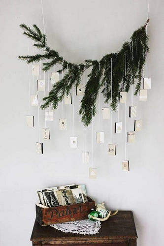 decoration de noel blanche et verte 13