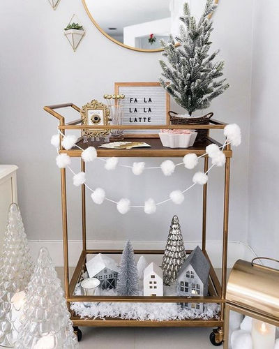 decoration de noel blanche et verte 18