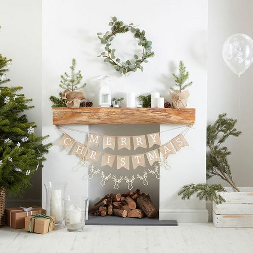 decoration de noel blanche et verte 2