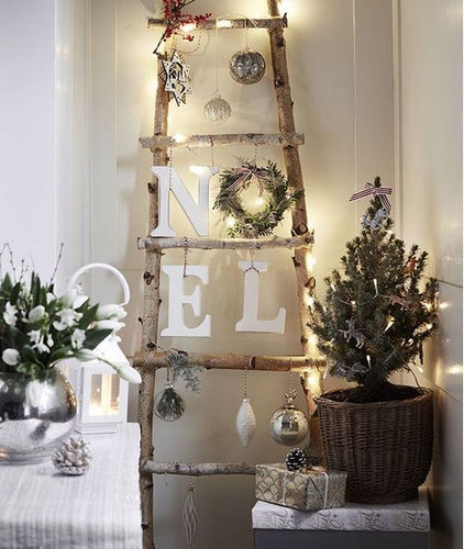 decoration de noel blanche et verte 22
