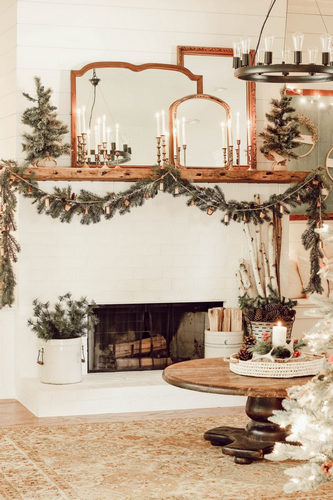 decoration de noel blanche et verte 4