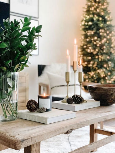 decoration de noel blanche et verte 5