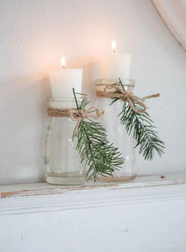 decoration de noel blanche et verte 8