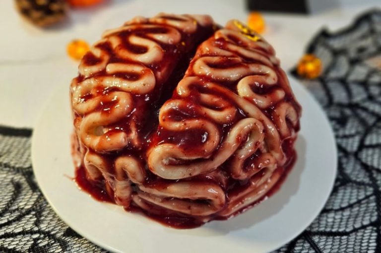 gateau cervelle halloween