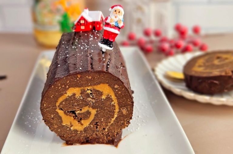 buche brownie speculoos
