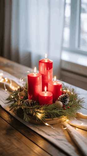 decoration de bougies de noel 2