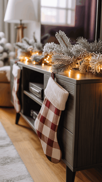 decoration de noel du meuble tv 4