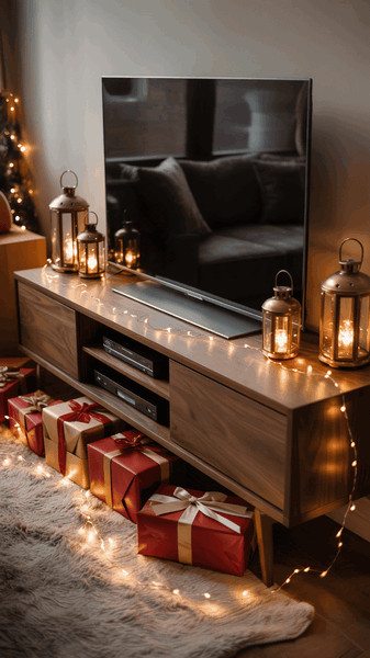 decoration de noel du meuble tv 5