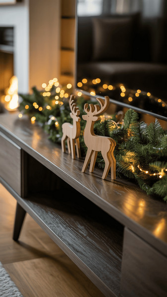 decoration de noel du meuble tv 7