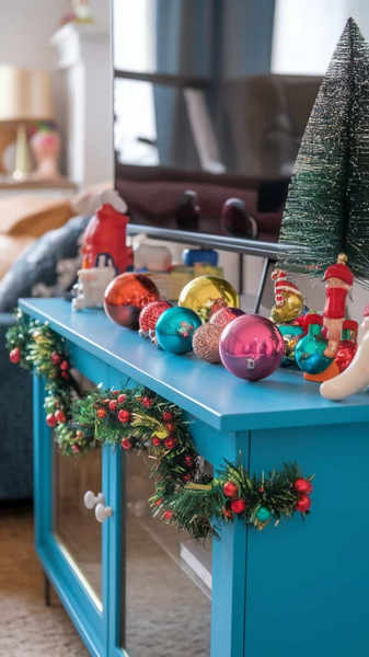 decoration de noel du meuble tv 8