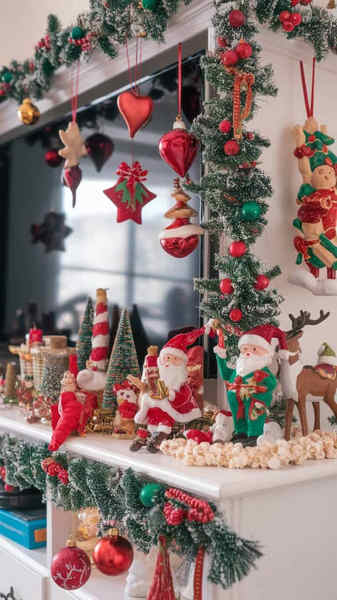 decoration de noel du meuble tv 9