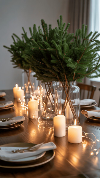 decoration de table pour noel 2